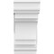 Ekena Millwork Standard Merced Architectural Grade PVC Bracket with Traditional Ends, 5"W x 12"D x 12"H BKTP05X12X12MRC01 - alternate 2